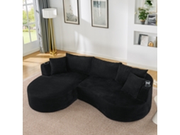 Sofá 3 Lugares Expansível Chaise Esquerda + 2 Lugares NOVELA
