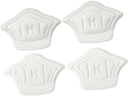 Protetores De Calcanhar Beavorty Para Tênis, 2 Pares, Autoadesivos, Antidesgaste, Espuma Fina, Brancos, Para Calçados