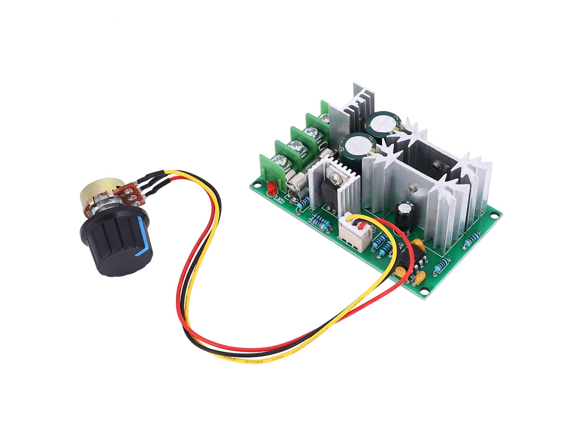 Laxiscreed Módulo De Controlo De Velocidade Para Motor Dc Com Pwm, Ajustável Até 20a Alta Potência