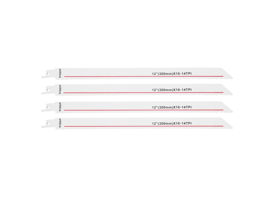 Yuru 4pcs Lâmina Serra Reciprocante Hss 14 Dentes Polegada Corte Madeira Carpintaria Ferramenta