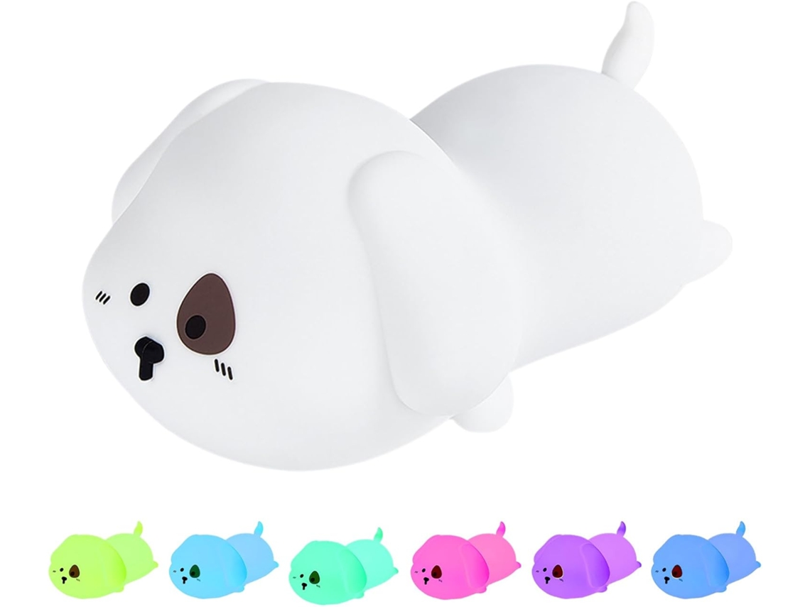 Luz Noturna Ajustável Para Cachorros Com Temporizador.