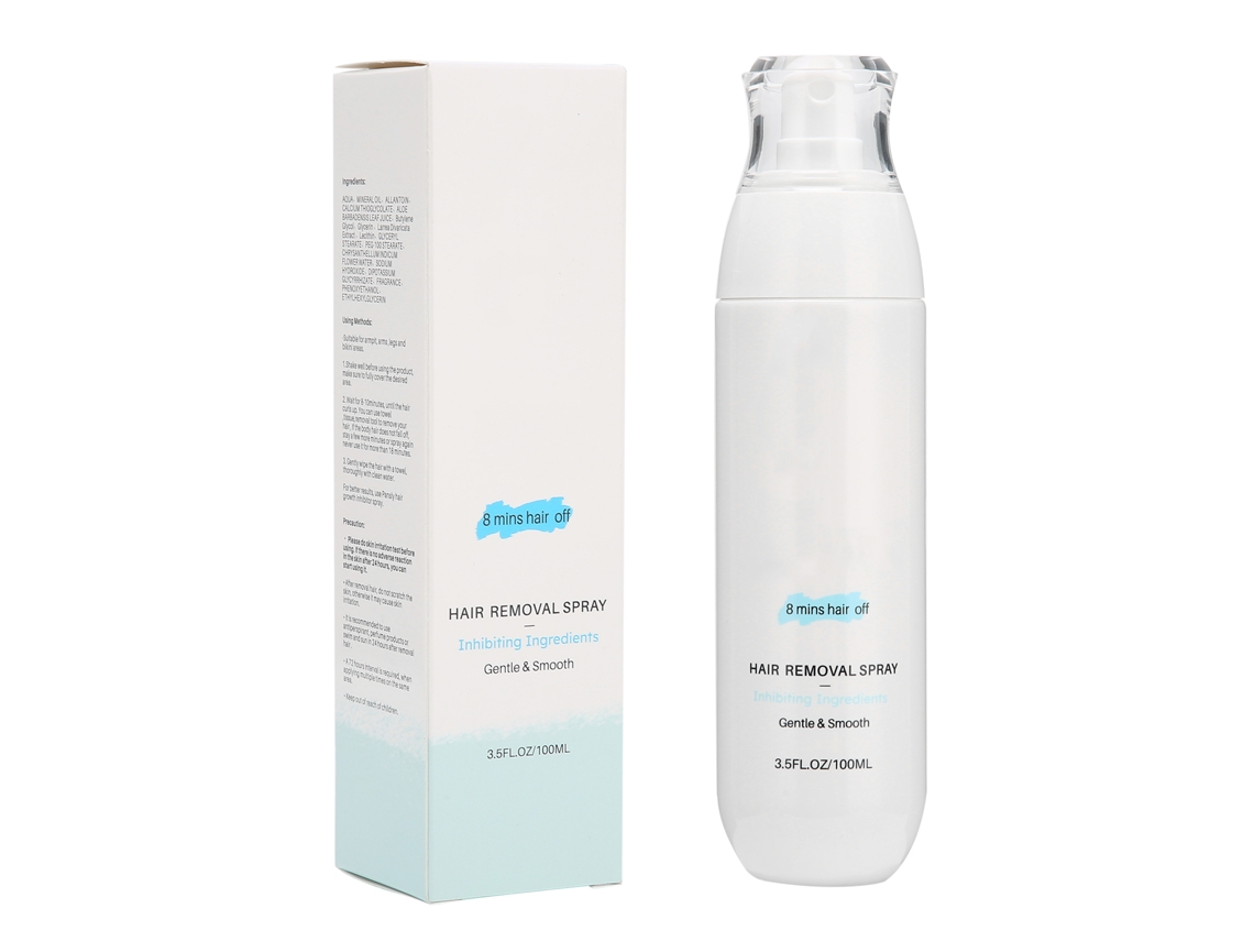 Spray Depilatório Painless Pansly 100ml Para Remoção De Cabelo E Atraso No Crescimento Hidratante