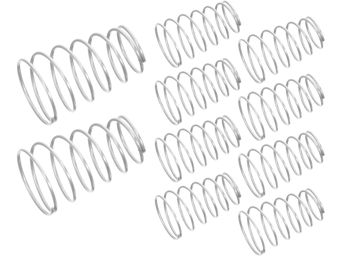 Conjunto De 10 Molas De Aço Inoxidável Para Substituição Do Suporte Da Broca E