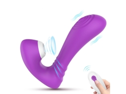 Vibrador de Sucção de Controle Remoto para Mulheres Roxo YIZHOOD