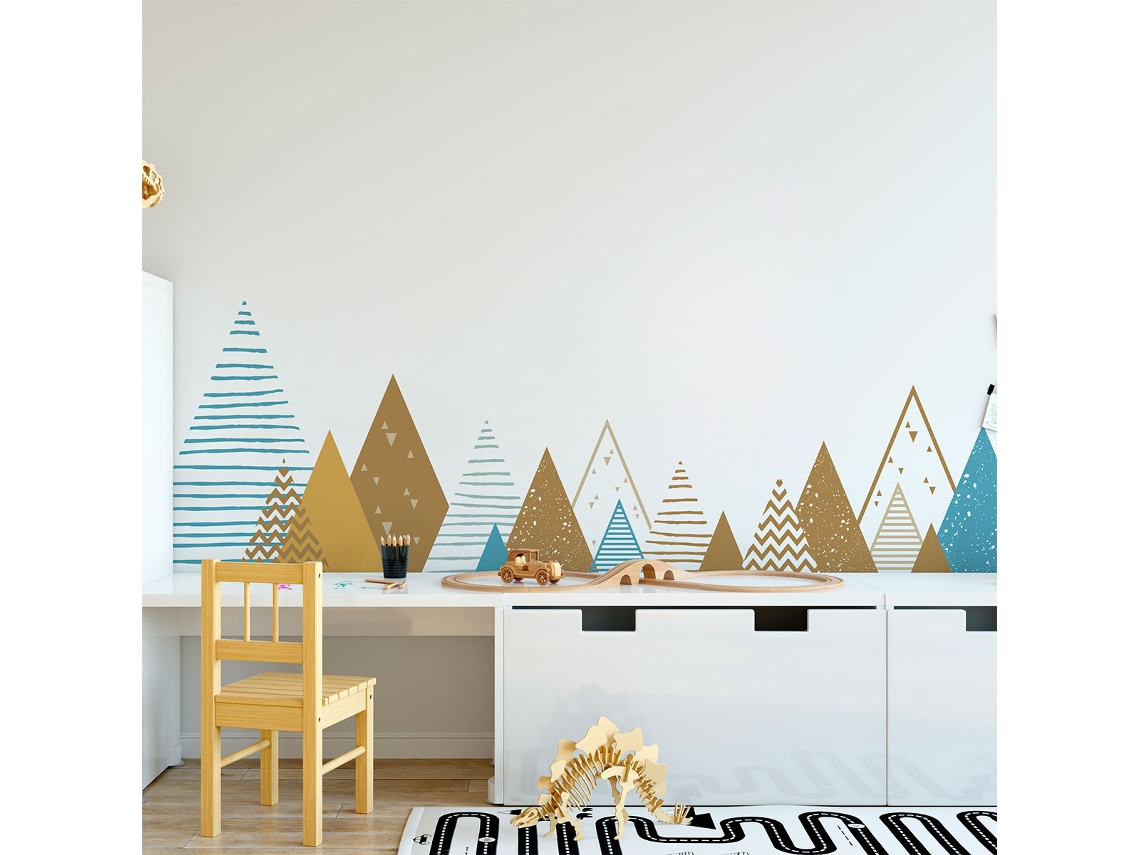 Autocolante de Parede para Quarto Infantil AMBIANCE STICKER Scandinavian Mountains Ememrika - 120x200 cm