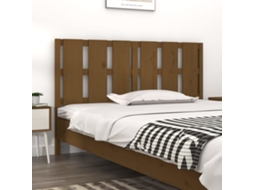 Vidaxl Cabeceira De Cama 155,5x4x100 Cm Pinho Maciço Castanho Mel