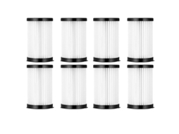 Filtro HEPA de substituição de 8 unidades compatível com aspirador de pó com fio MOOSOO D600 / D601 e Iwoly V600