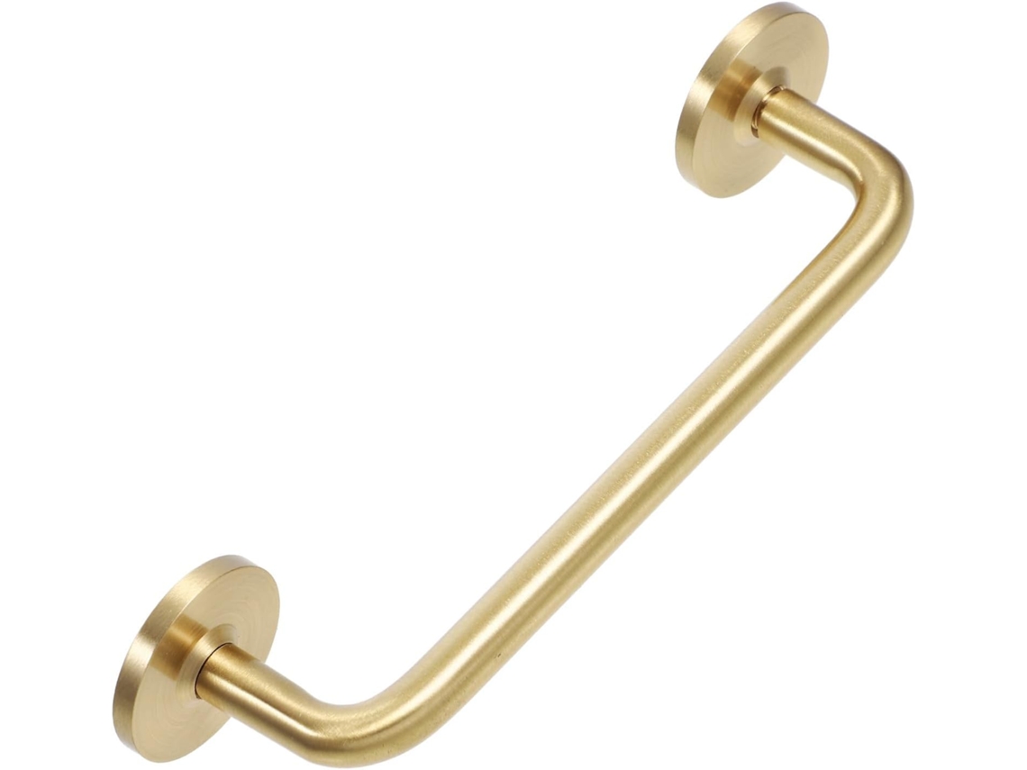 Puxadores Inoomp Vintage Em Latão Para Armários E Guarda Roupas, Com Dois Furos E Acabamento Dourado, Design Elegante