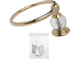 Suporte De Parede Para Toalhas Em Aço Inoxidável Dourado, Ideal Para Guardar Toalhas E Otimizar O Espaço No Banheiro Na