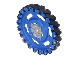 Laxiscreed Roda Omnidirecional Para Robô Diy - Chassis De Alta Capacidade E Design De 45°