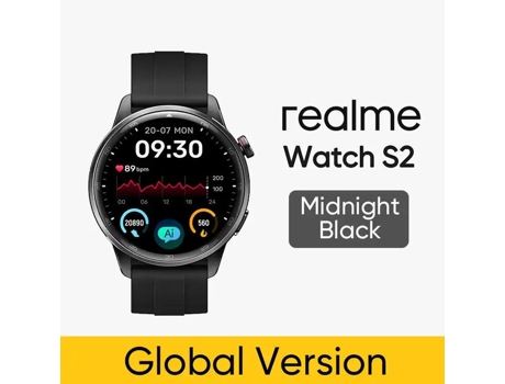 Relógio Realme 5 Nero Titanio Amoled 1,97 Bluetooth 5.3 Impermeável Ip68