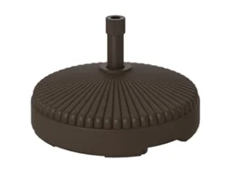 Base recarregável para guarda-sol de jardim 28kg com água e compartimento para água Ø55x30cm BTFORUS