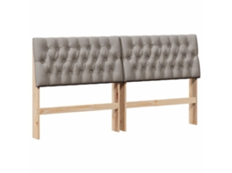 Cabeceira Estofada Cinzento acastanhado 180 Cm MAISON EXCLUSIVE