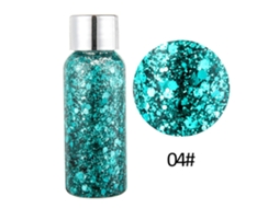 Gel De Glitter Líquido Para Uñas, Rostro Y Fiestas Festivales - Brillante, Seguro Y Multiuso