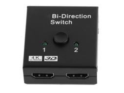 Conmutador De Interface Multimídia Hd 2 Entradas Para 1 Salida Divisor Suporta 4k Interruptor De Interface Multimídia Hd Bidirecional