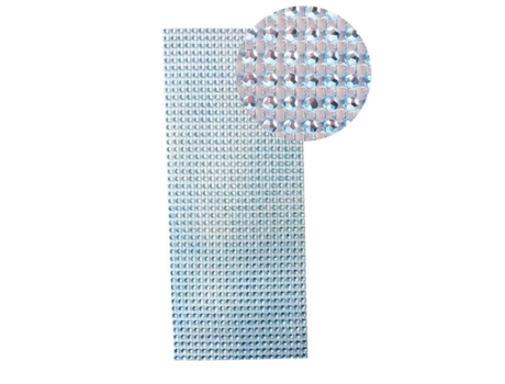 Placa adesiva de strass - CREATIVE SEEDS - 10 x 25 cm - Azul - Decoração - Scrapbooking