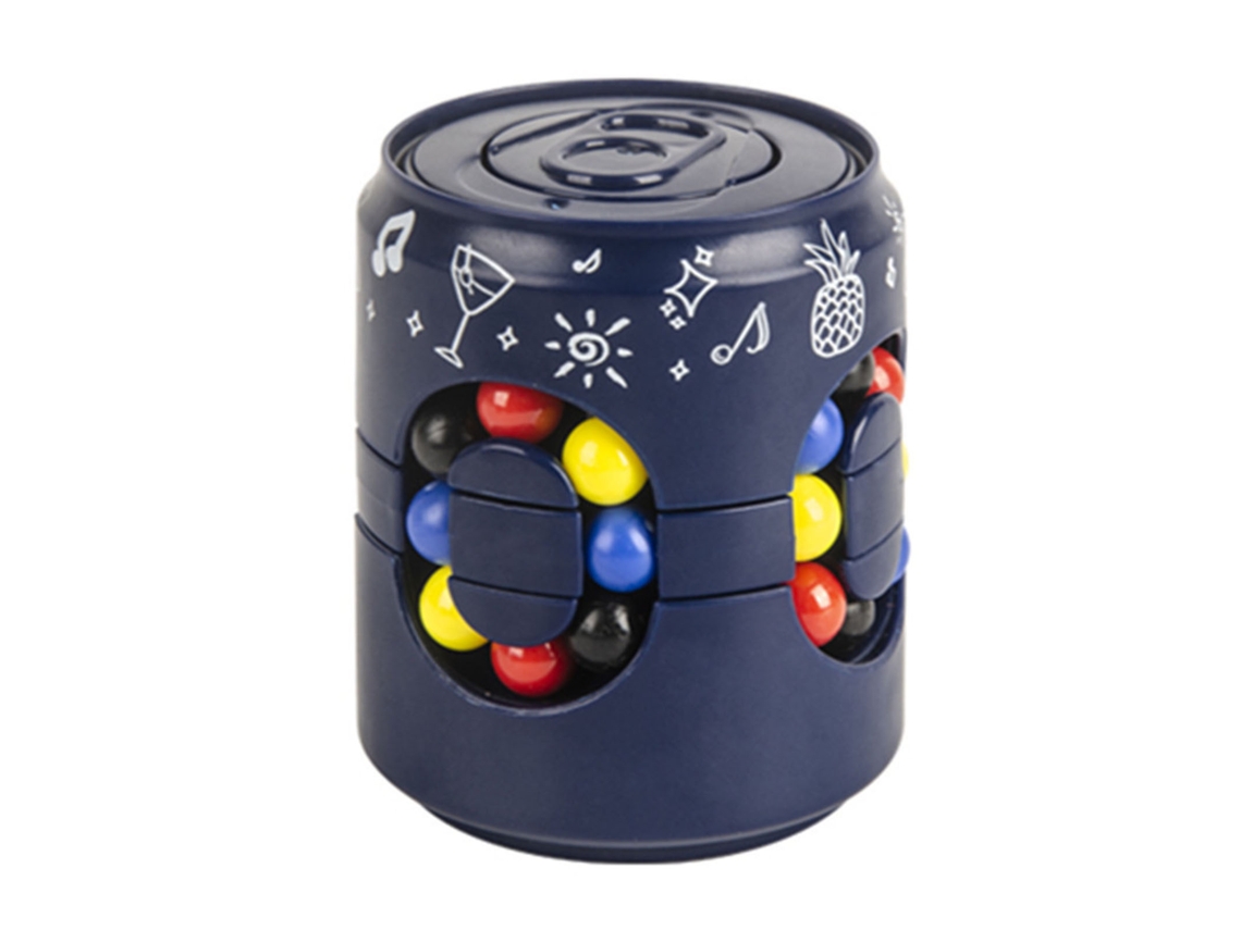 Brinquedo Fidget Giratório Feijão De Latas Anti-estresse Educativo Sensorial Para Crianças Azul