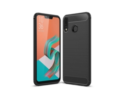 Capa Asus Zenfone 5 ZE620KL, Zenfone 5z ZS620KL MULTISHOP Carbono Preto