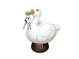Laxiscreed Ornamento De Resina Mutante De Pato Com Íman Para Decoração, Chaves E Armazenamento Em Casa