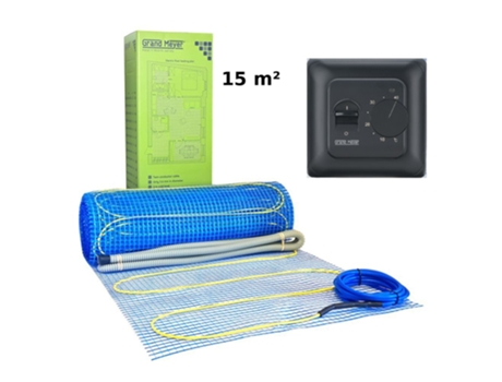 Kit De Aquecimento Elétrico Para Piso Radiante 15 M², 170 W/m² Termóstato Mst 10, Grand Meyer