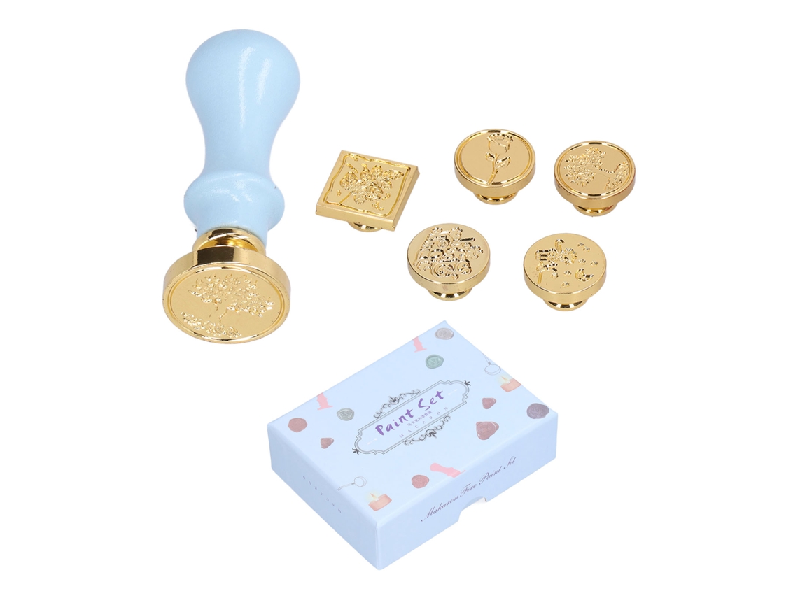 Kit Selo Cera Fácil Usar Durável Anti roxo Versátil Azul