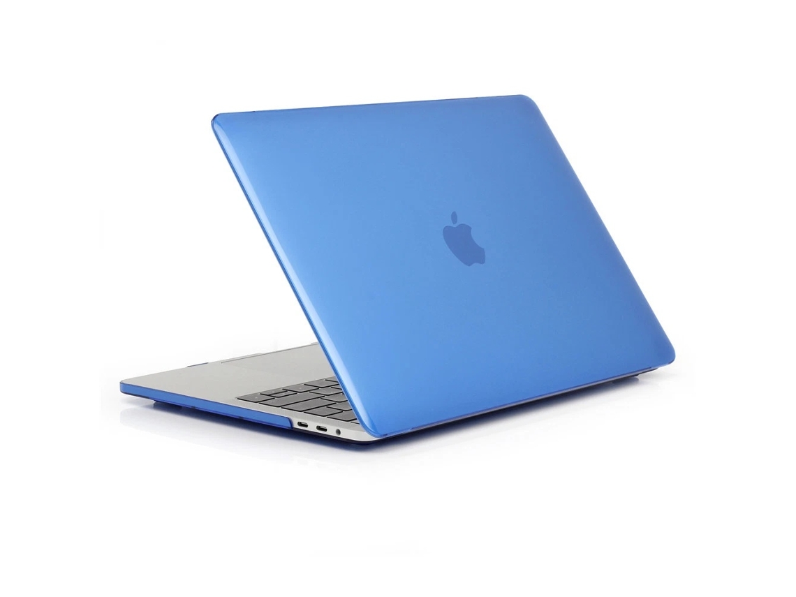 Capa Para Macbook Pro 13 Com Encaixe Rígido, Transparente, Azul Escuro Elysve