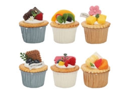 Modelo Cupcake Papel Cheiro Suave 6 Estilos Embalagem Caixa Pvc