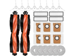 Acessório Conjunto Para X20+ / X10+ Robô Aspirador Principal Escova Lateral Filtro Hepa Pano Esfregão Sacos Pó