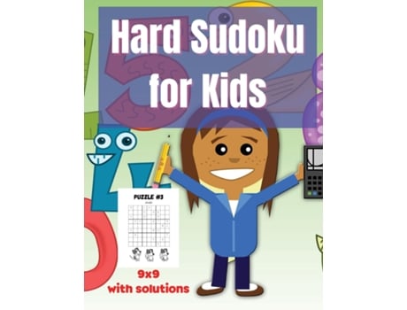 Livro Hard Sudoku For Kids 60 Hard Sudoku Puzzles For Smart Kids, 9x9, With Solutions De Belinda Thornton (inglês)