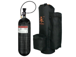 Cilindro De Fibra De Carbono Tuxing, Volume De 6.8l, Pressão De Trabalho De 300 Bar,6.8l Com Válvula Para Bolsa