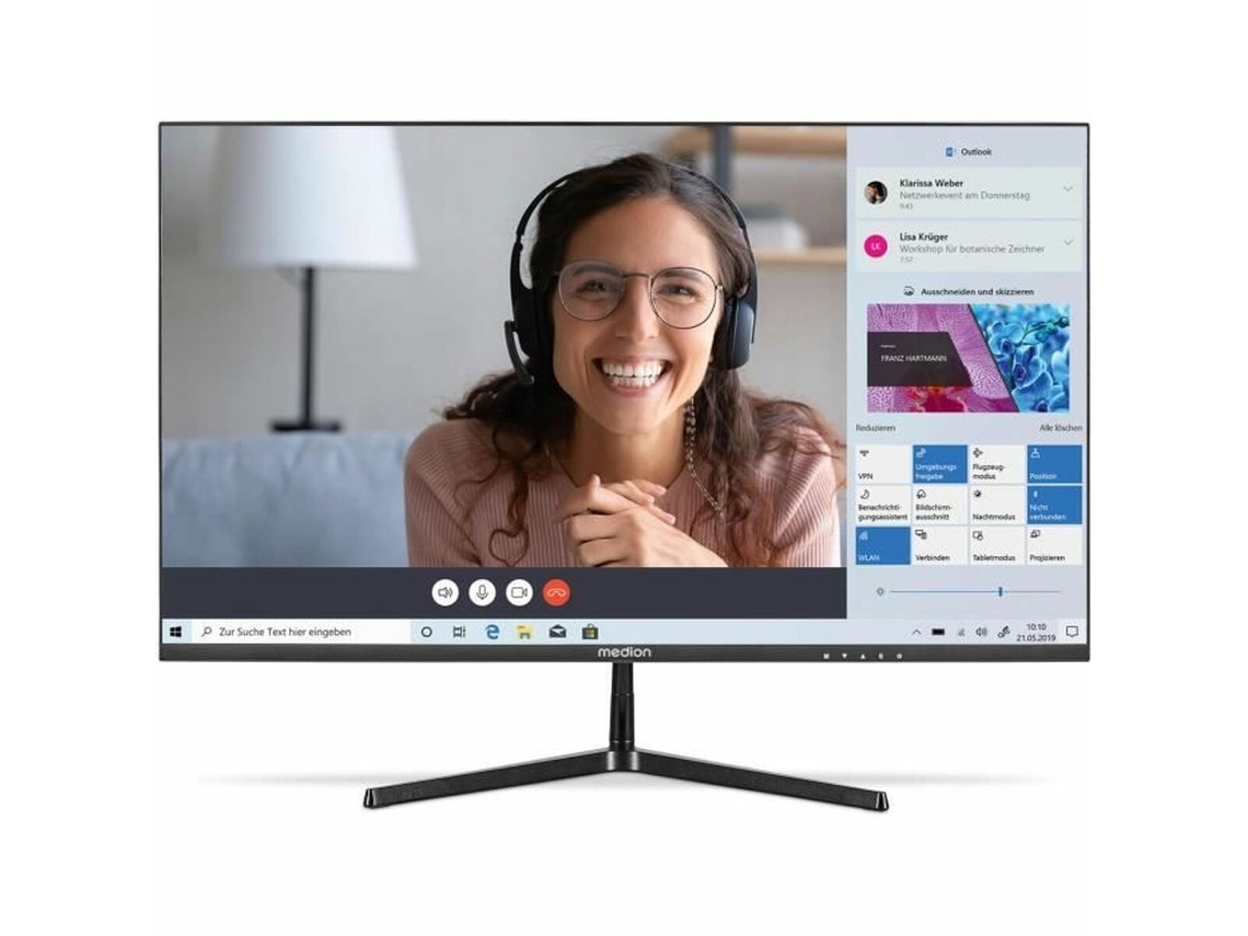 Monitor MEDION AKOYA P52218 MD 20150 (Preto - LCD - 22" - Tomada EU - Flicker free - 14 ms)