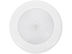 Luminária Noturna Com Sensor De Movimento Homoyoyo, Abs Branco, 6