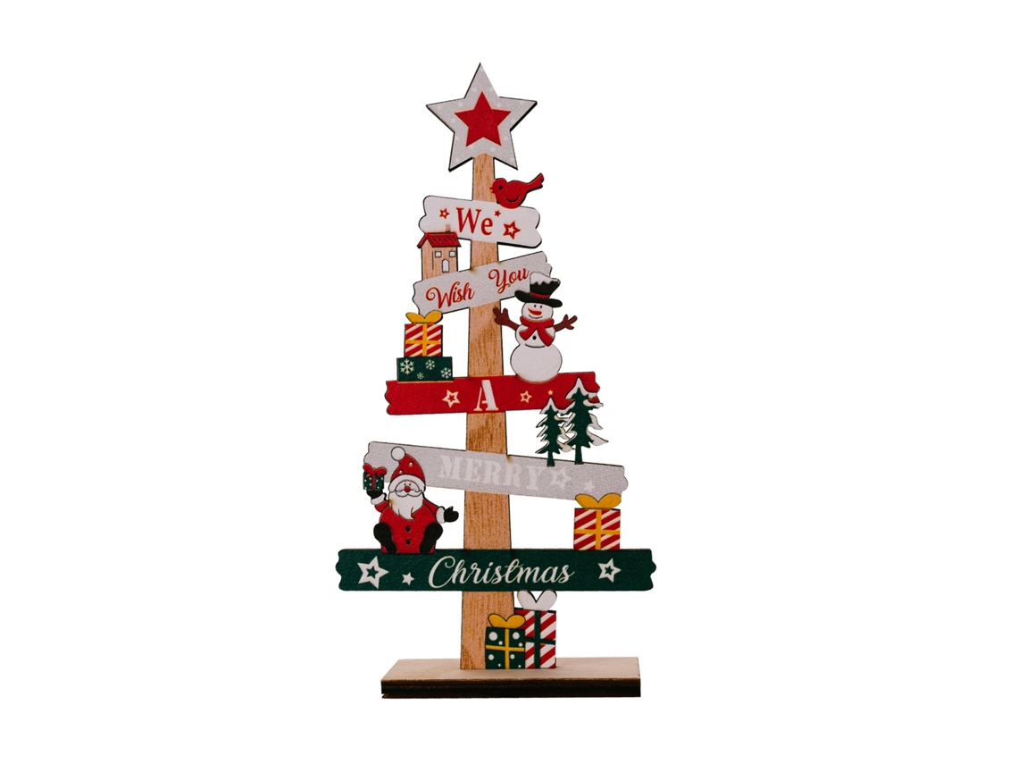 Adorno De Mesa De Natal Para Venda Em Madeira