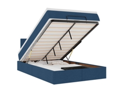 Ottoman Bed, Ottoman Beds Vidaxl Azul Tecido (120 X 200 Cm)