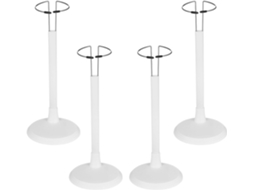 Conjunto De 4 Suportes Para Figuras Ação E Bonecas, Base De 15cm, Altura Ajustável De 7a 9cm, Suporte Estável Para
