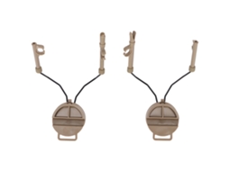 Suporte de Fones LAXISCREED para Capacete Tático