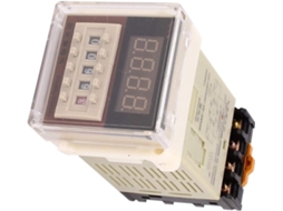 Relé de Retardo Tempo Ajustável Dh48s 2z Ac/dc 24v 0,01s 9999h 8 Pinos CHABERLU