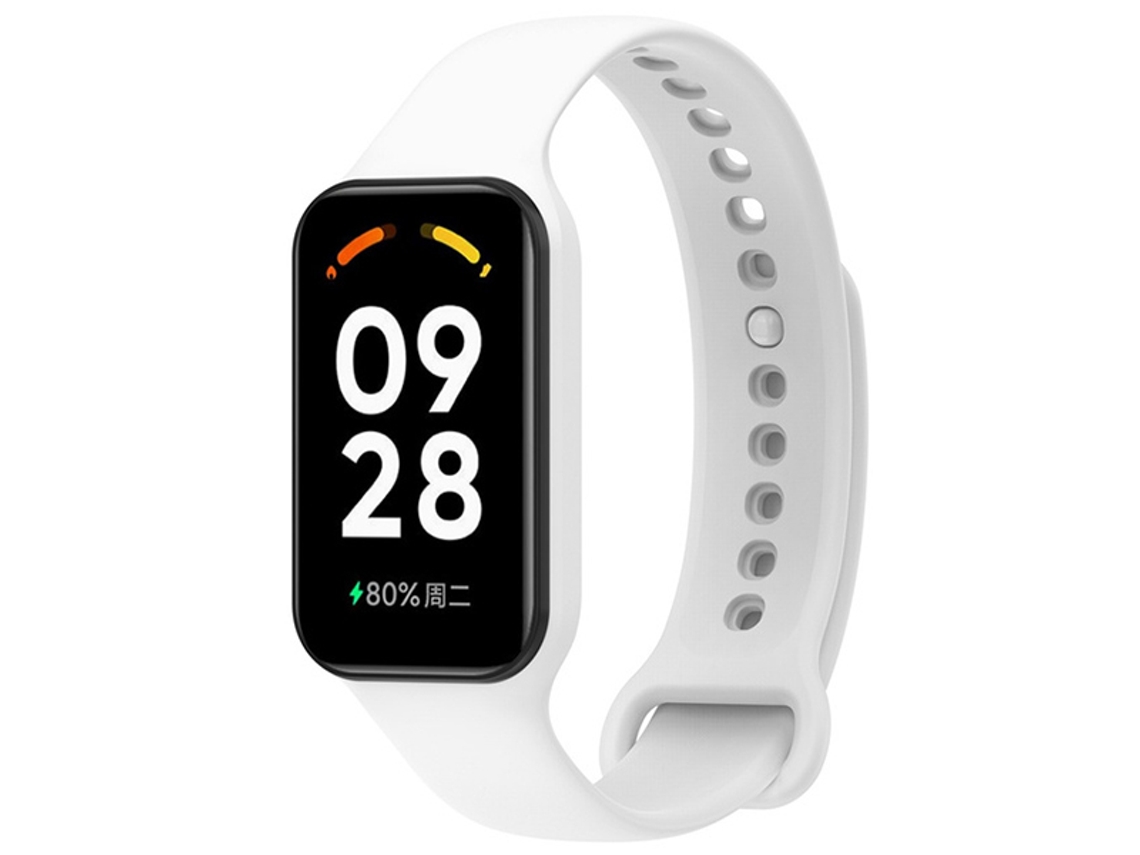 Bracelete Smoothsilicone para Xiaomi Redmi Smart Band 2 Branco