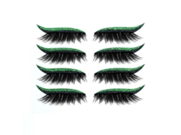 4 Pares De Adesivos De Olho Reutilizáveis Eyeliner E Cílios À Prova D'água Fácil De Usar E Remover