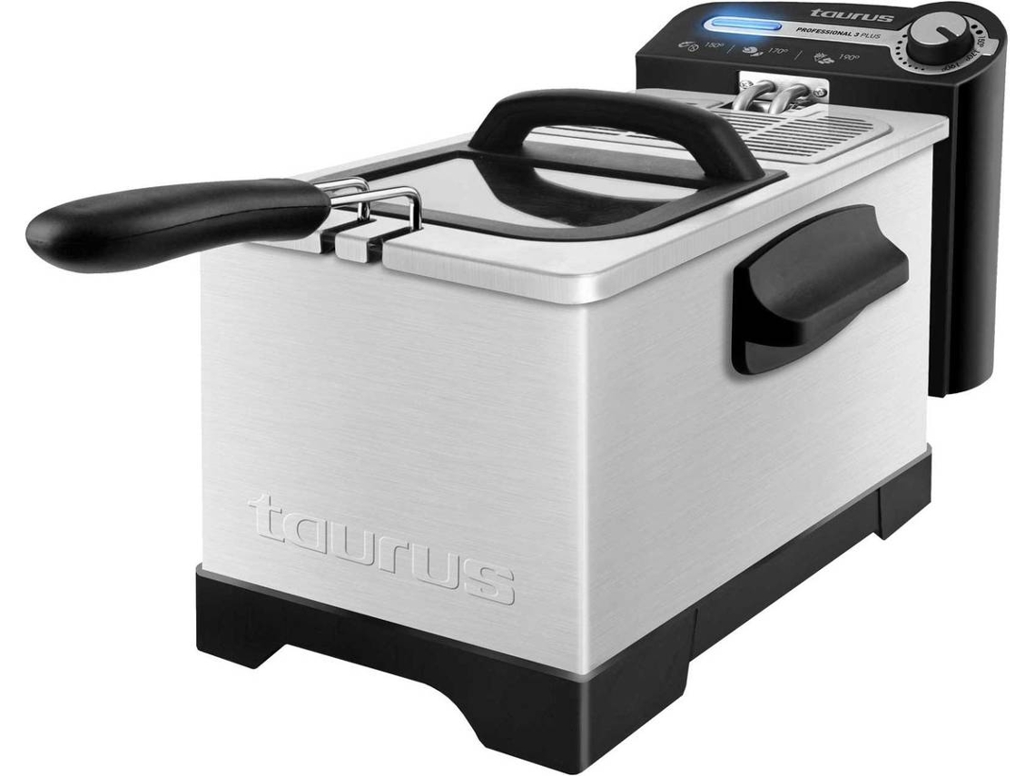 Fritadeira Semi-Profissional TAURUS Professional 3 Plus (3 kg - Inox)