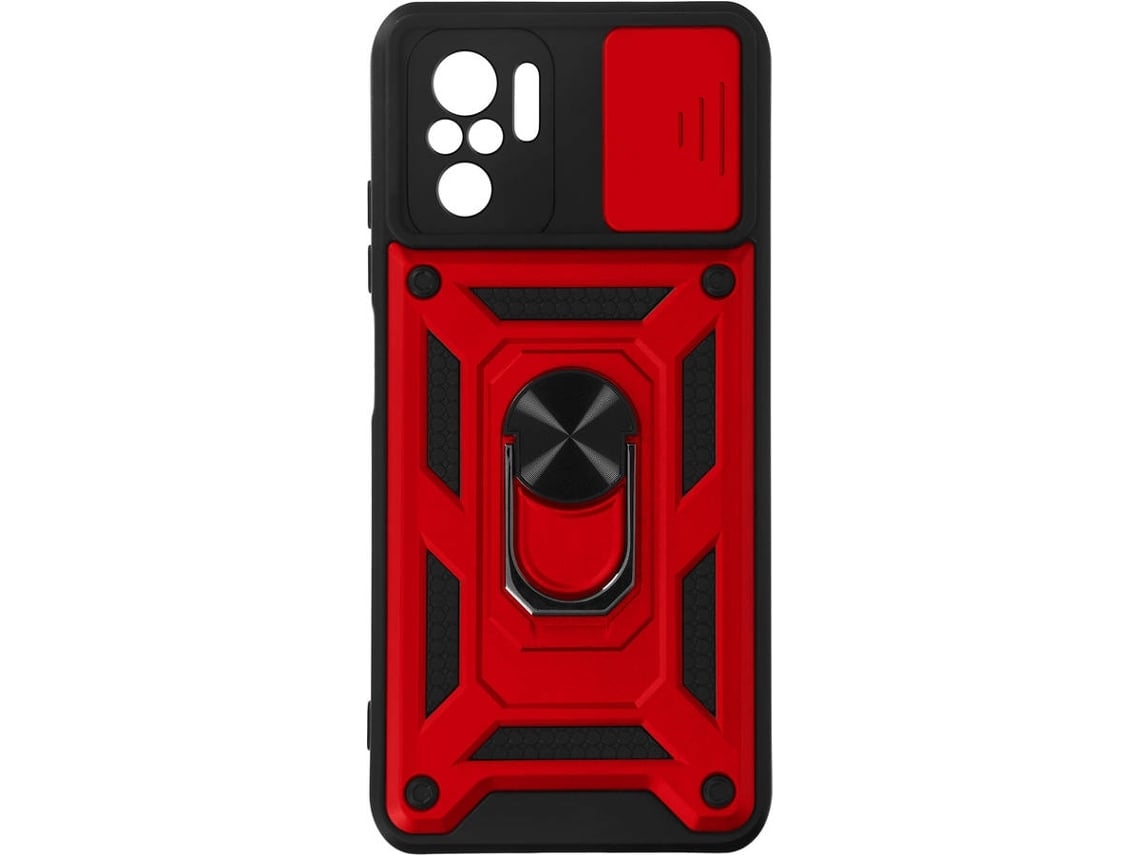 Capa Xiaomi Redmi Note 10 Pro Protecção De Câmara Vermelho