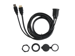 Aetheria kit de Cabo de Montagem Embutido Usb 2.0 Interface Multimídia Hd Macho para Fêmea Aux Extensão