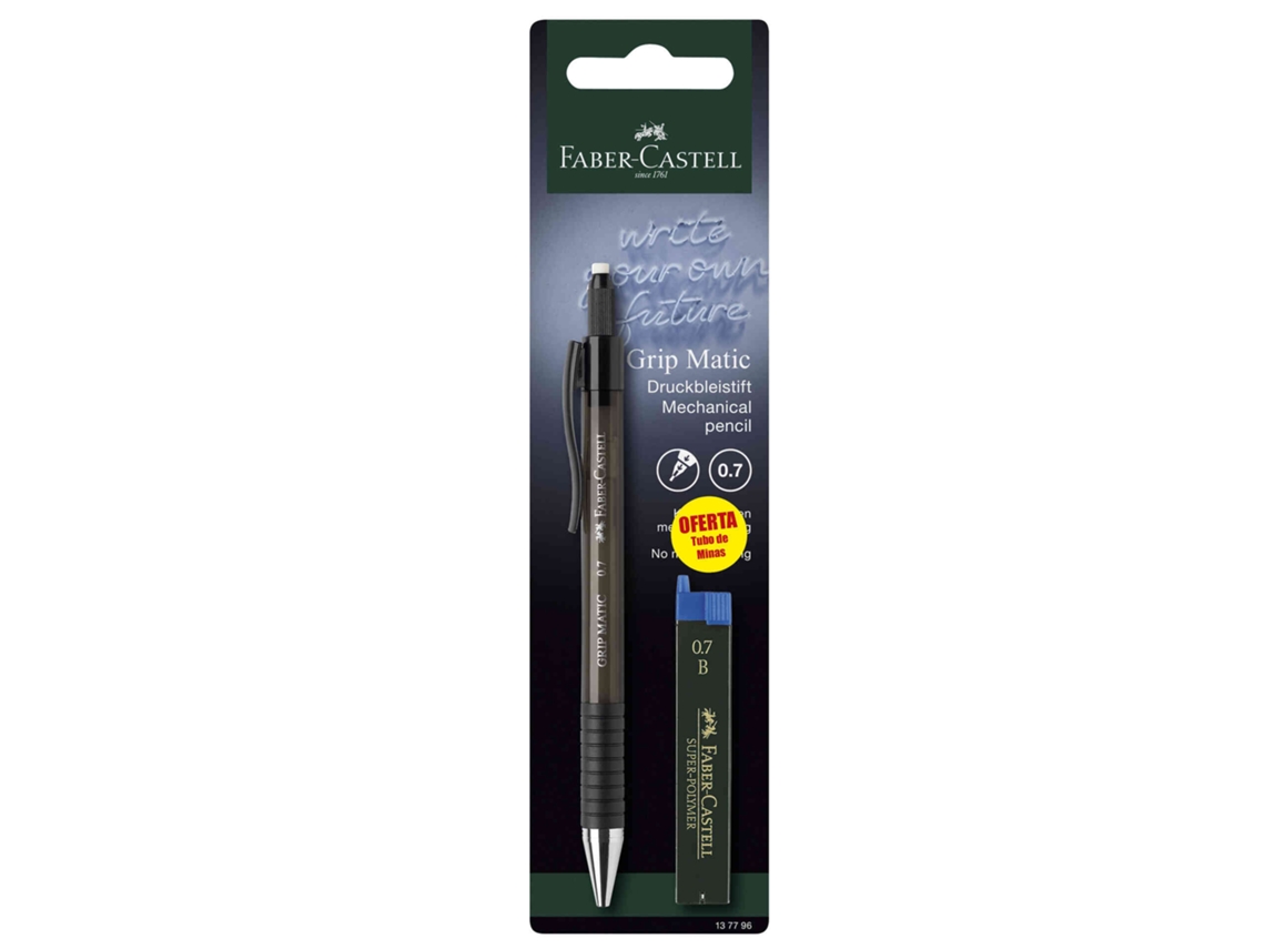 Lapiseira Grip Matic 0,7mm E Minas B Faber-castell