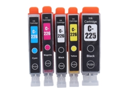 Cartucho de tinta compatível com Pixma, IX6520, IP4820, IP4920, MG5120, MG5220, 5 núcleos, BK, C, M, Y, ABS S/BRAND