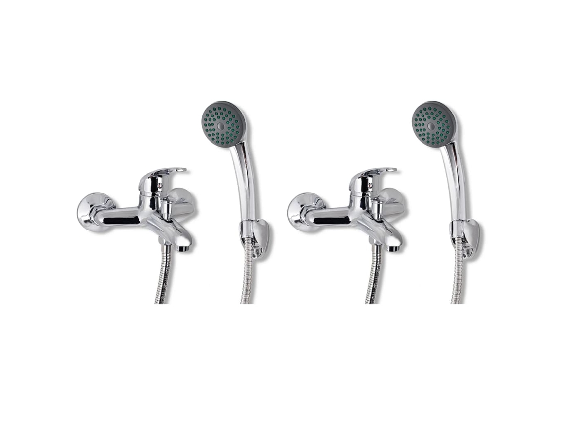 Vidaxl Chuveiros Misturadores 2 Pcs