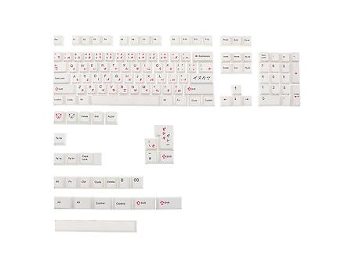 131 Peças De Teclas Coloridas Subteclas Para Teclado Mecânico Cherry Mx Japonês Cherry Slowmoose