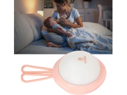 Luminária Noturna Recarregável Por Toque Led Abs, 3 Níveis De Brilho,