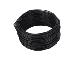 Alambre De Acero Galvanizado 1.2mm 28m Para Atar Cable, Corte Y Doble, Negro, Industria Telecomunicaciones