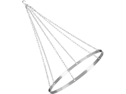 Suporte Para Cortina De Teto, Ferragens Para Arco De Dossel, Detalhe Decorativo Prateado De 30 Cm, Luminária Metálica