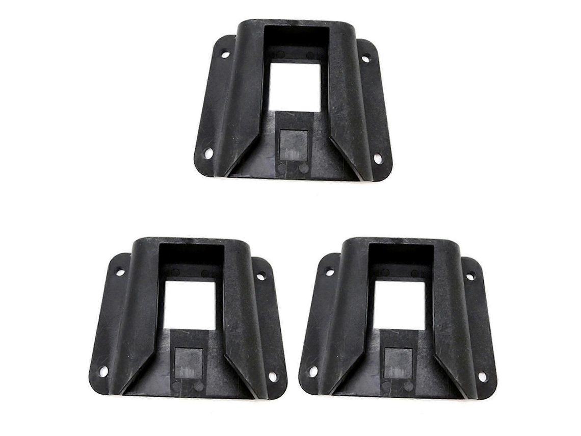 Adaptador Bloco Porta Bicicleta 3x Compatível Suporte Bolsa Plegável Frontal Abs